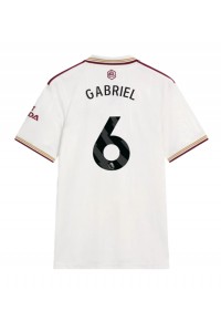 Arsenal Gabriel Magalhaes #6 Jalkapallovaatteet Kolmaspaita 2025-26 Lyhythihainen